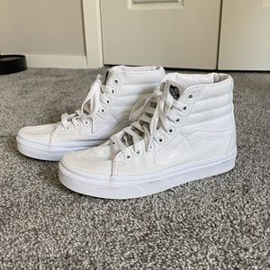 White High Top Vans
